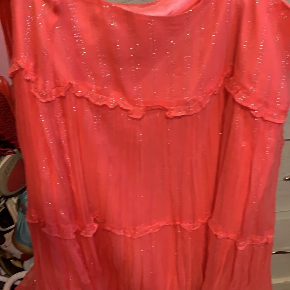 Silk skirt with silver threads - Picture 2 of 4